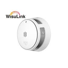 [HY-SA40A-R8] Détecteur de fumée interconnecté WisuAlarm By Dahua HY-SA40A-R8 Wisulink avec batterie de secours lithium-ion d'une durée de vie de 10 ans - Conforme à la norme EN14604