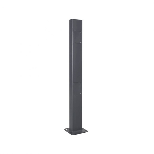 [AVN-5061] AVN-5061 metalen paal van 1,5 meter in donkergrijs. Gemaakt van Q195-staal. Ontworpen voor het installeren van buitentoegangspanelen en toegangscontrolesystemen.