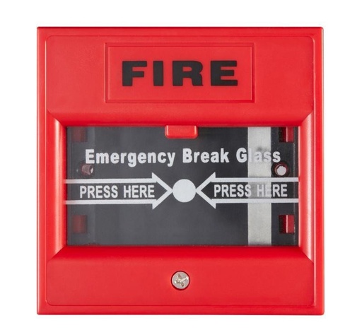 [DS-K7PEB-RED] DS-K7PEB Bouton de sortie et d'urgence rouge brisant la vitre