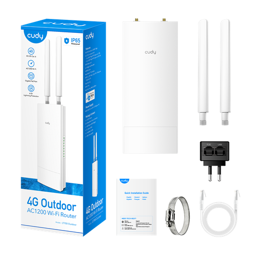 [LT500-Outdoor] CUDY LT500-Outdoor 4G LTE AC1200 Outdoor Wi-Fi Router