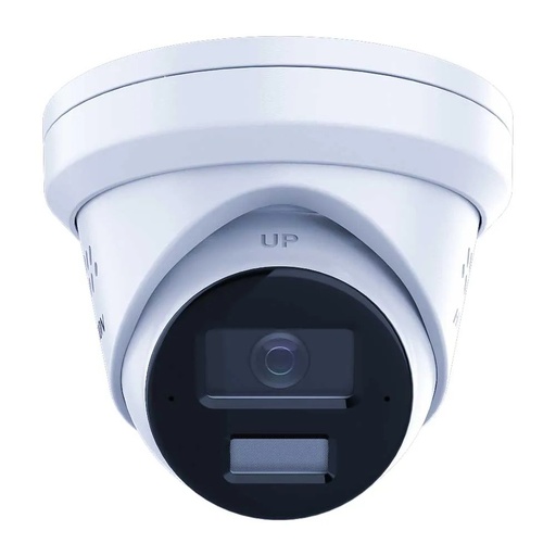 [DS-2CD2383G2-LI2U/SL-W] Hikvision DS-2CD2383G2-LI2U/SL(Wh) 2.8mm Caméra IP tourelle 8 MP Blanche - Lumière stroboscopique et avertissement sonore Acusense et lumière hybride intelligente