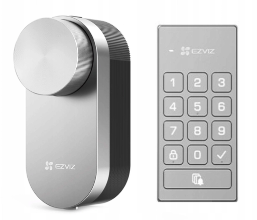 [CS-DL01CP] EZVIZ CS-DL01 Pro + DL01CP Serrure de porte intelligente  avec Bluetooth et Wi-Fi intégrés - Accès sans clé - Applications EZVIZ - Clavier DL01CP en option