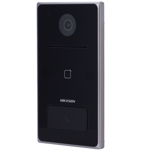 [DS-KV6133-WME1] Hikvision DS-KV6133-WME1 Station de porte de villa 1 x bouton - PoE/ 12 VDC, carte Mifare WIFI - 1 relais - appelez directement Hikconnect 