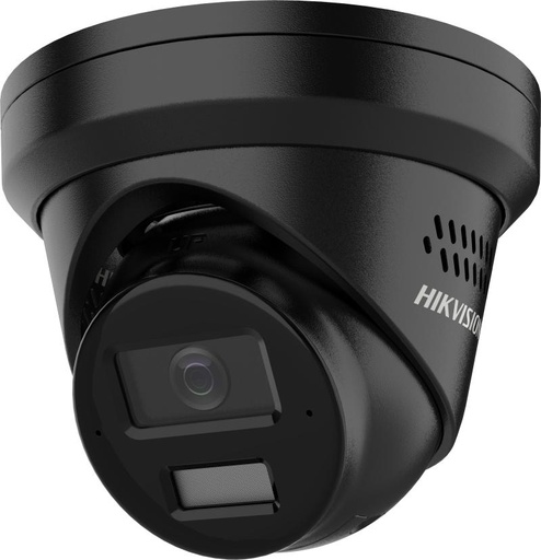 [DS-2CD2383G2-LI2U] Hikvision DS-2CD2383G2-LI2U(Bk)  2.8mm  Caméra IP tourelle 8 MP - Acusense et lumière hybride intelligente double microphone intégré, finition noir