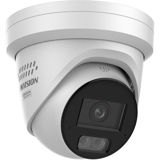 [DS-2CD2387G2H-LISU/SL-W] Hikvision DS-2CD2387G2H-LISU/SL 8MP Smart Hybrid Light (couleur et IR ) Caméra IP, stroboscope et avertissement sonore, tourelle fixe de 2,8 mm - audio bidirectionnel intégré