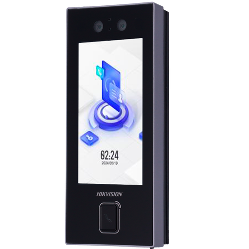 [DS-K1T344MBFWX-E1] HIKVISION DS-K1T344MBFWX-E1 IP65 Access and Presence Control Facial Recognition, MF Card, Fingerprint and PIN without call buttons