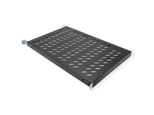 [26.99.0418] Verstelbare 1U-plank van 19 inch voor kasten tot 1000 mm (440 x 700 mm), maximale belasting 50 kg