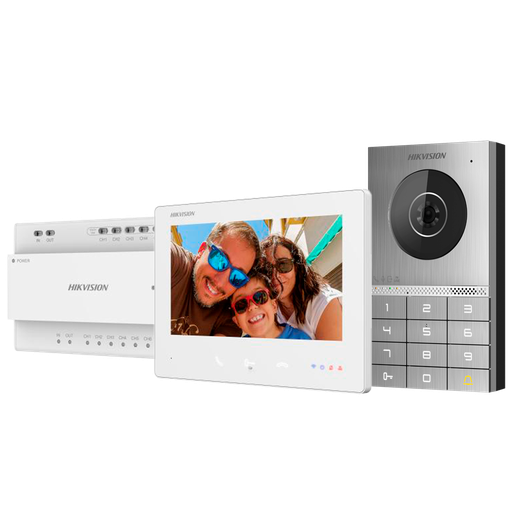 [DS-KIS706EY] Hikvision DS-KIS706EY 2-draads HD WiFi video-intercomset voor villa's