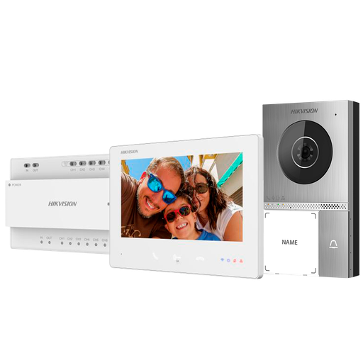[DS-KIS705EY] Hikvision DS-KIS705EY 2-draads HD WiFi video-intercomset voor villa's