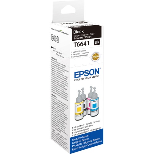 EPSON T6641 Noir - Black  Bouteille d'encre 70ML